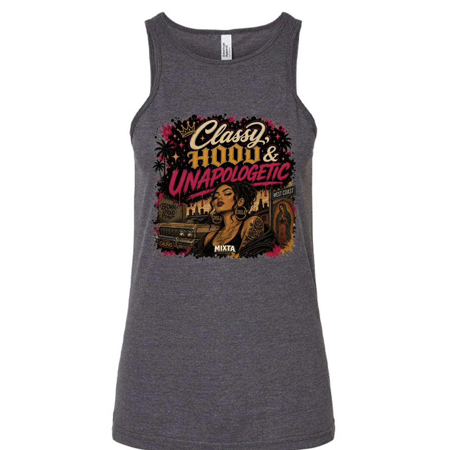 Heather Charcoal - 101CVC - FRONT