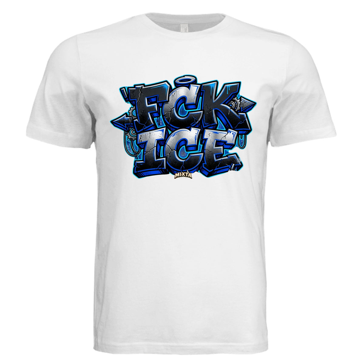 Solid White Triblend - 3413C - FRONT