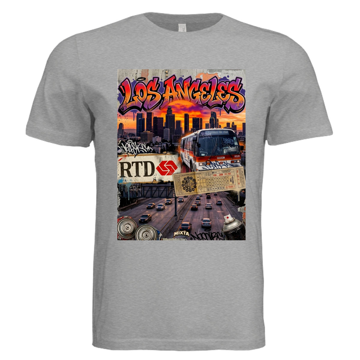 Athletic Grey Triblend - 3413C - FRONT